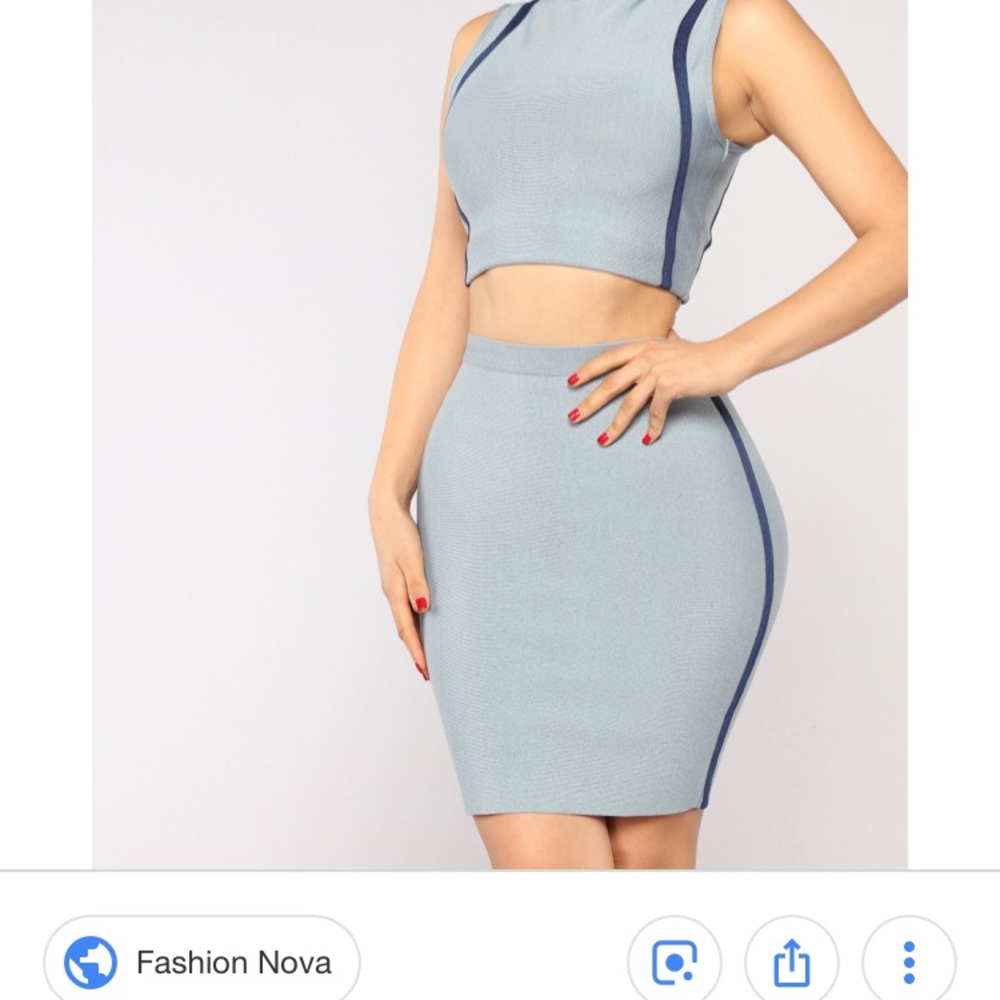 Fashion nova if I ruled the world set in blue